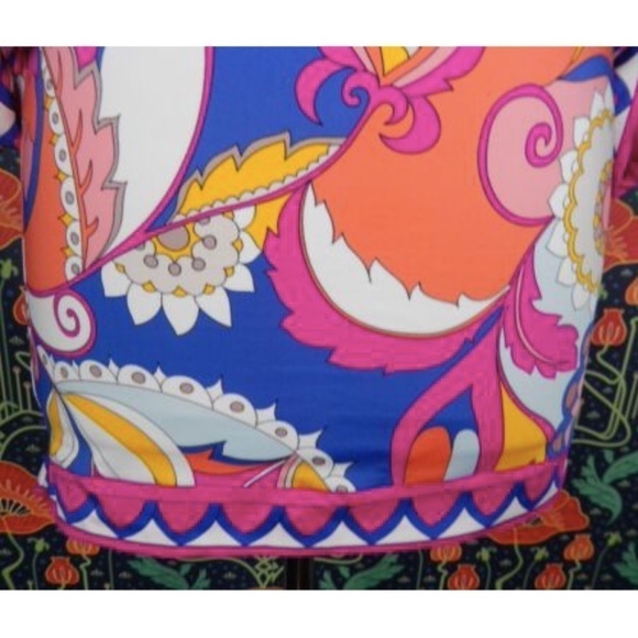 Trina Turk Sevilla Psychedelic Swim Bathing Suit Cover Up Dress Nwt - Picture 7 of 9